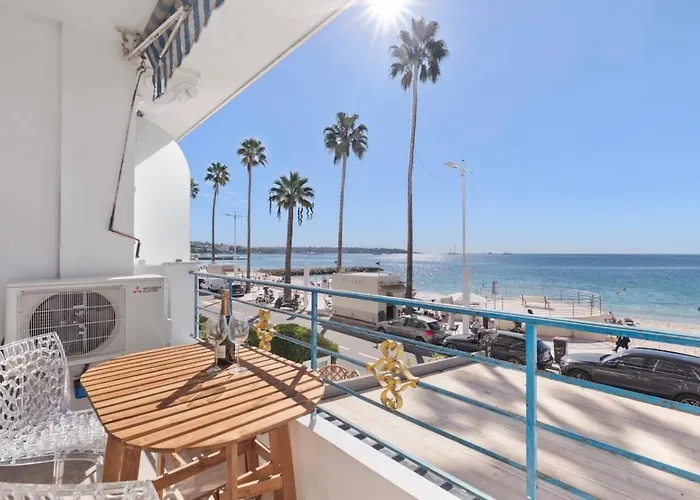 Apartament Superbe 2 Pieces Front De Mer, Le Lido Antibes